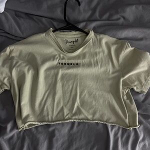 YoungLA Women's Beige Crop Top